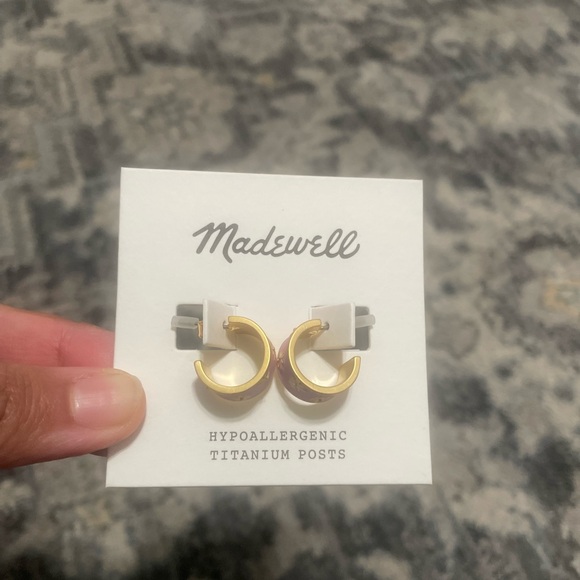 Madewell Jewelry - Madewell Gold Hoop Earrings